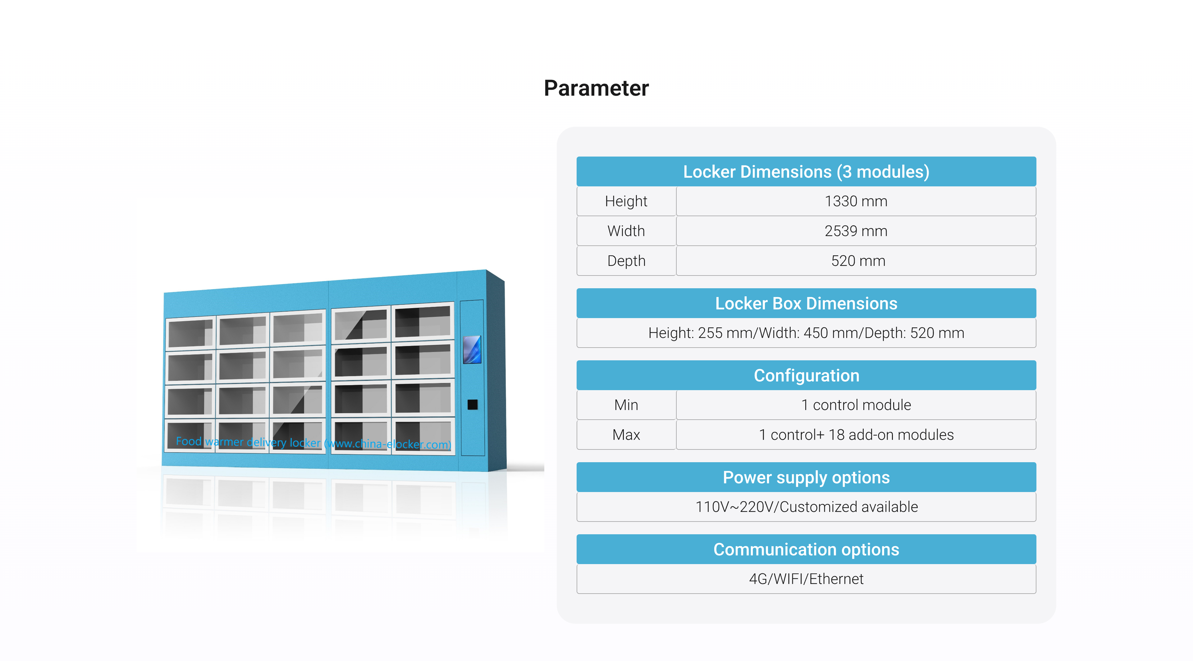 产品中心-2-2 Double-sided Catering Smart Food Delivery Locker-p4@2x