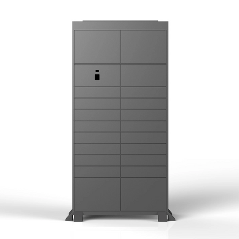 Battery powered blue-tooth locker