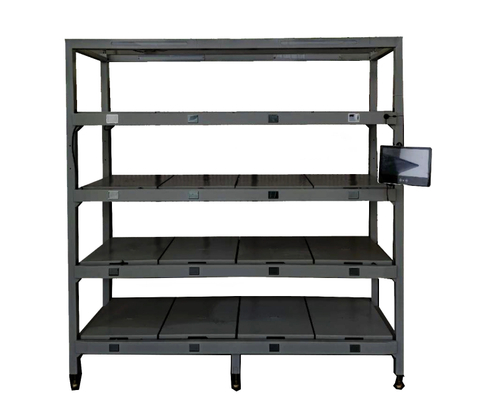 Smart weighing shelves